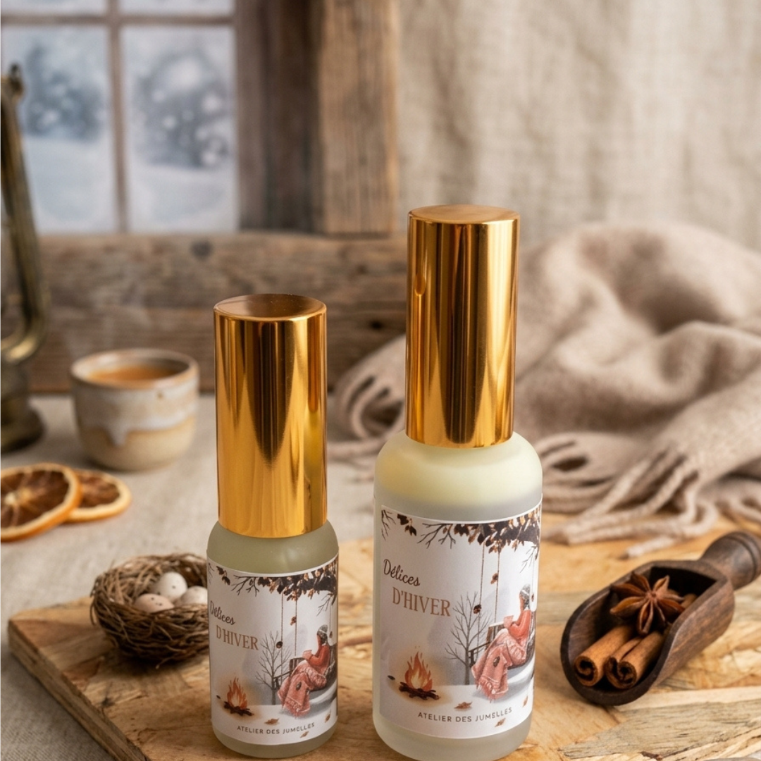 Spray Parfumé - Vanillé & Epicé - Délices d'hiver - 20ml - 50ml