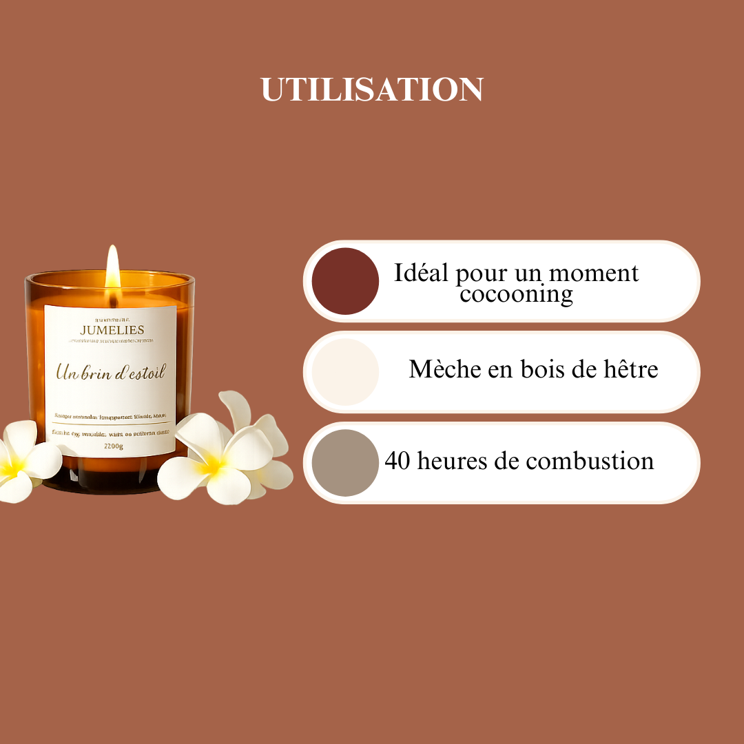 Bougie parfumée Bord de mer - 40h de combustion