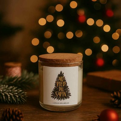 Bougie Au pied du Sapin ~ 100gr
