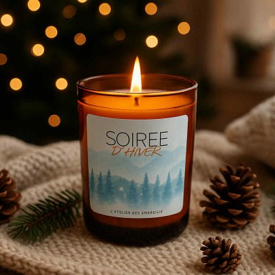Bougie Soirée d'Hiver (180gr) 🍯